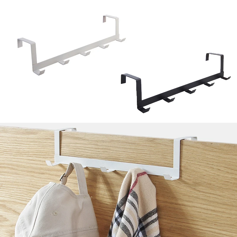 Commercial Kitchen Utensil Organizer - Hooks Over The Door 5 Hooks