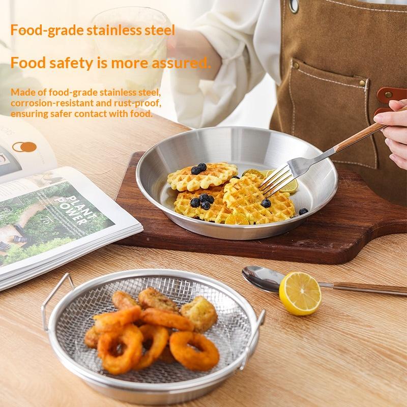 Commercial Kitchen Oil Filter - Stainless Steel Oil Filter Basket Reusable