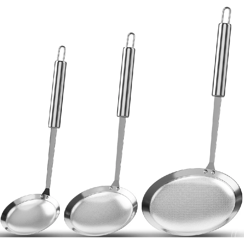 Commercial Kitchen Oil Filter - 1 Pack Skimmer Spoon 304 Stainless