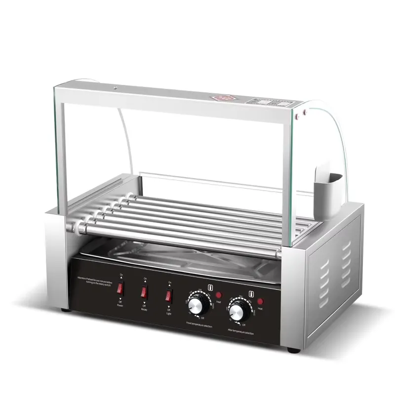 Hot Dog Roller Grill - 2026for Commercial Stainless Steel Hot Dog