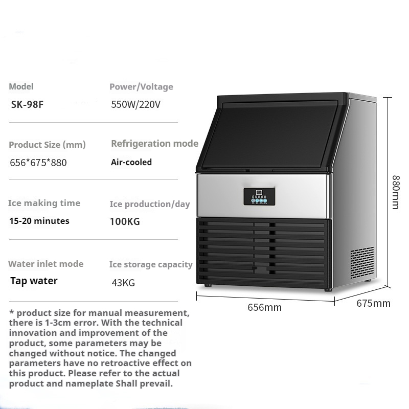 Hot Sale Stainless Steel Ice M - Commercial Ice Maker review and price