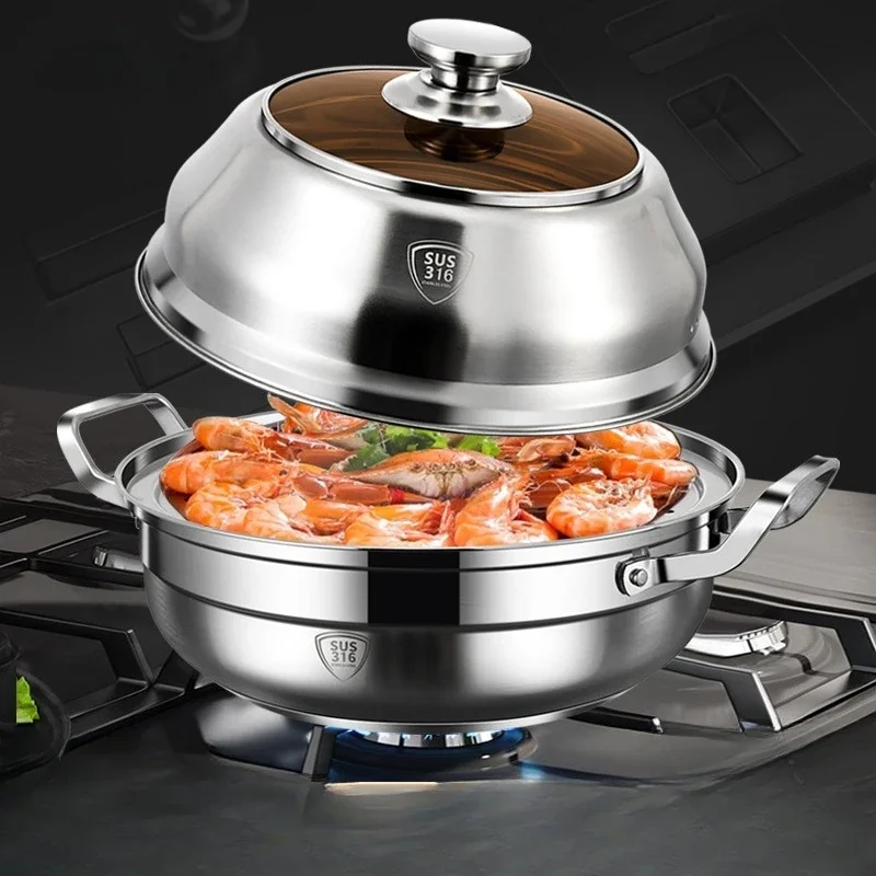 Seafood Steam Pot 316 Stainles - Induction Cooker Commercial review and price