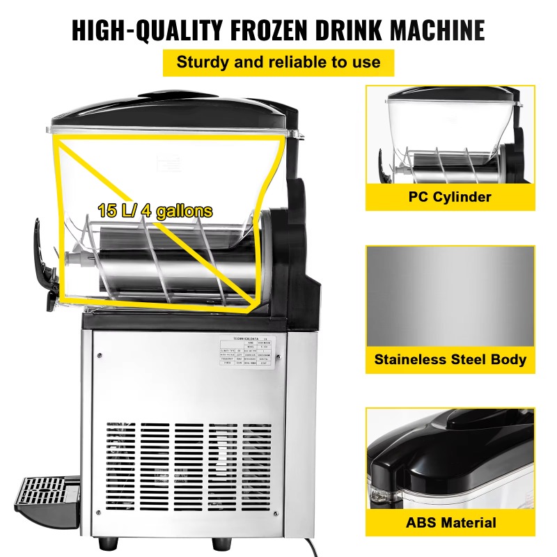 2026VEVOR Commercial Slushy Ic - Commercial Ice Maker review and price