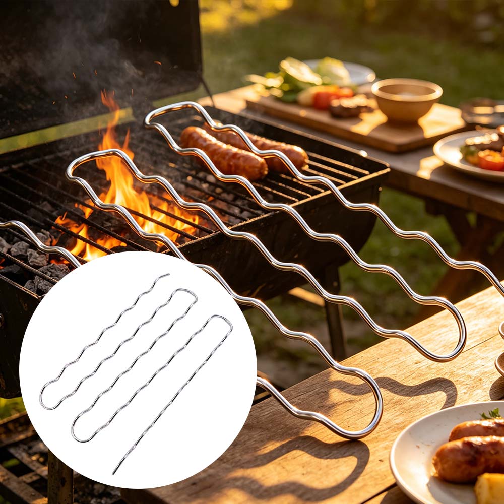 Stainless Steel BBQ Sausage Ro - Hot Dog Roller Grill review and price