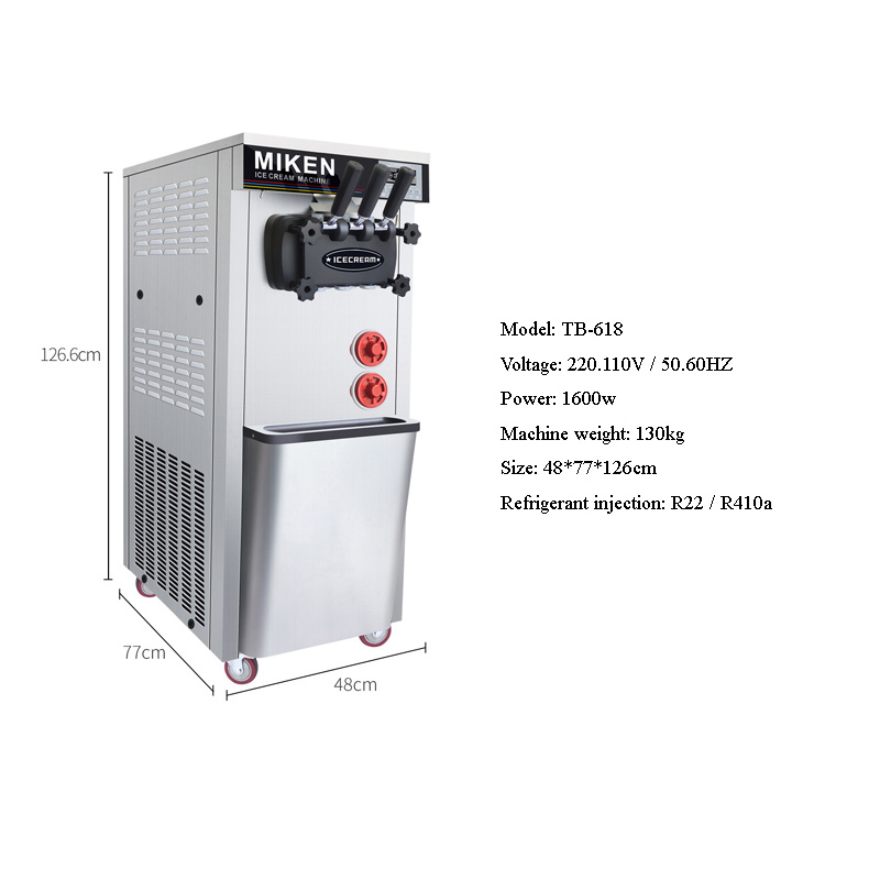 Automatic Three-Flavor Soft Se - Commercial Ice Maker review and price