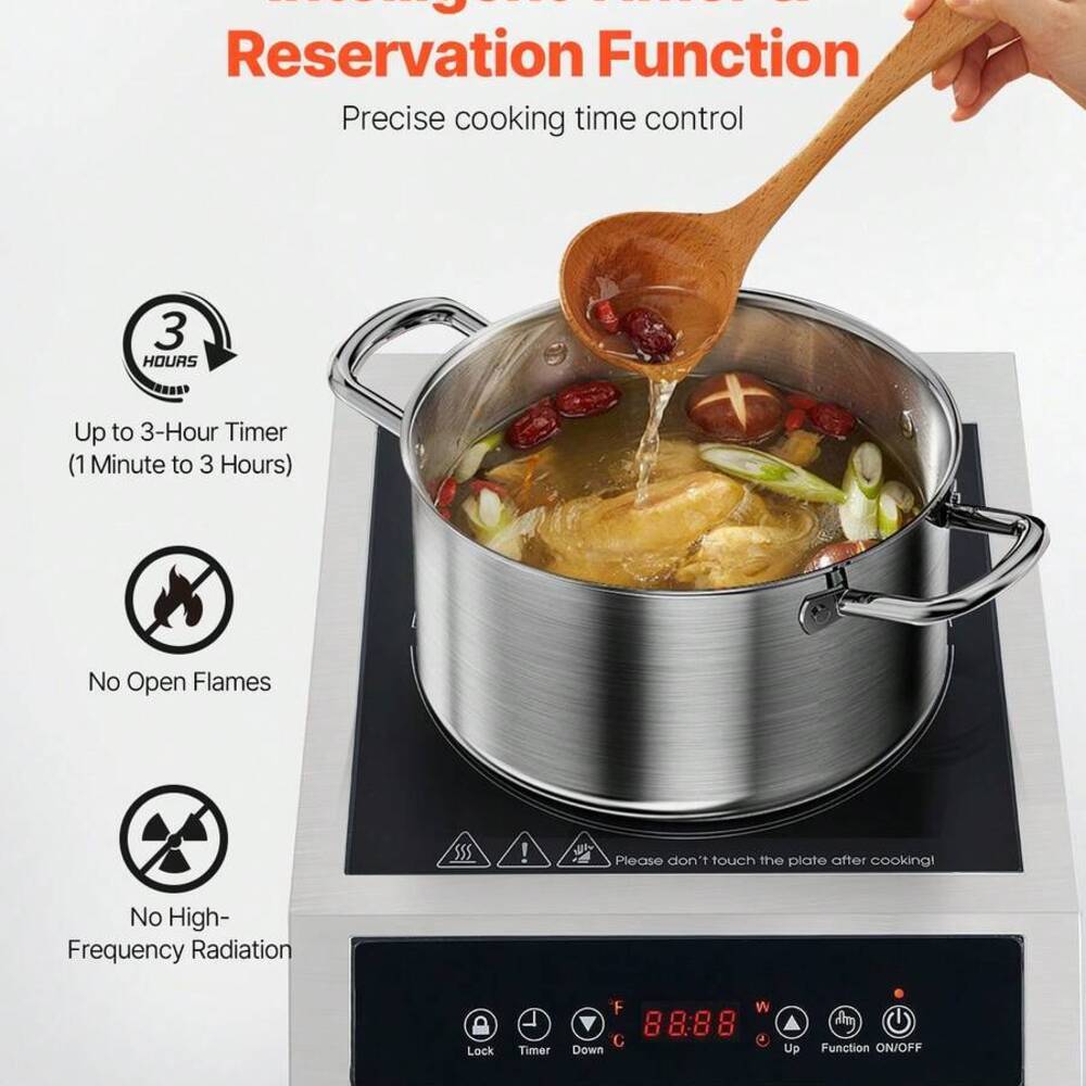 Portable Cooktop, 1800W Commer - Induction Cooker Commercial review and price