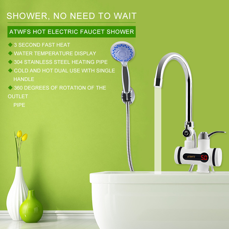 ATWFS 3000W Tankless Water Hea - Commercial Kitchen Mixer review and price