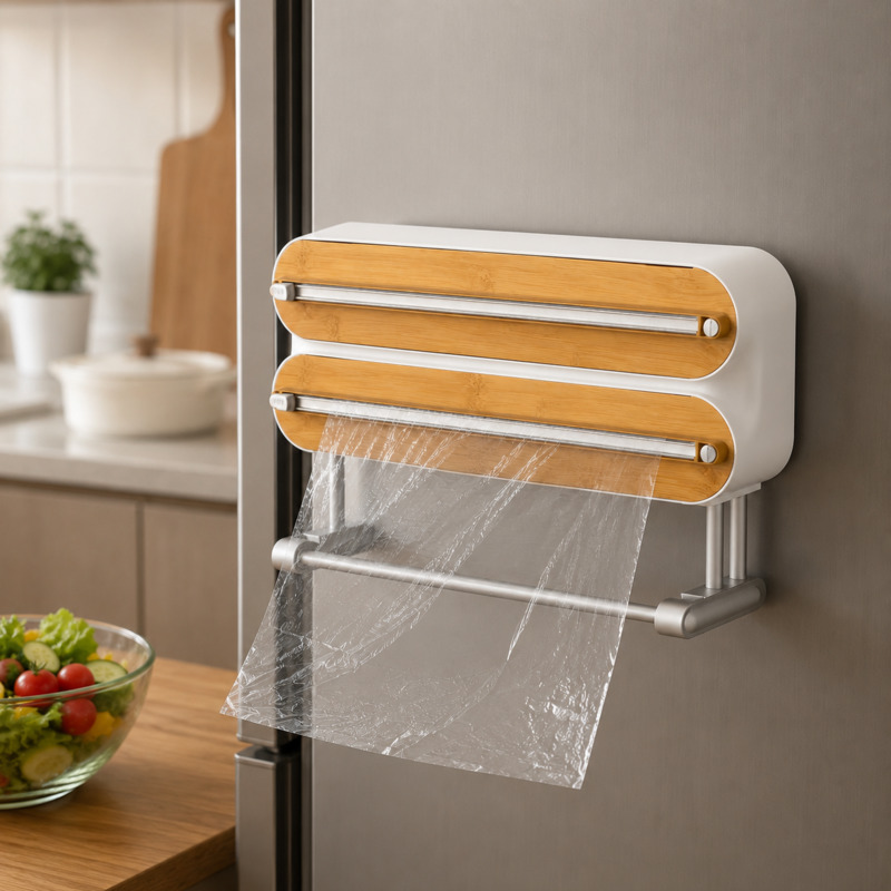 Magnetic Food Wrap Cutter Disp - Commercial Kitchen Utensil Organizer review and price