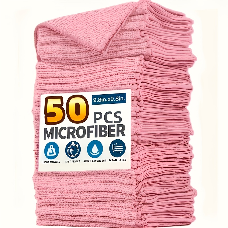 1-50Pcs Light Pink Microfiber  - Commercial Kitchen Mixer review and price
