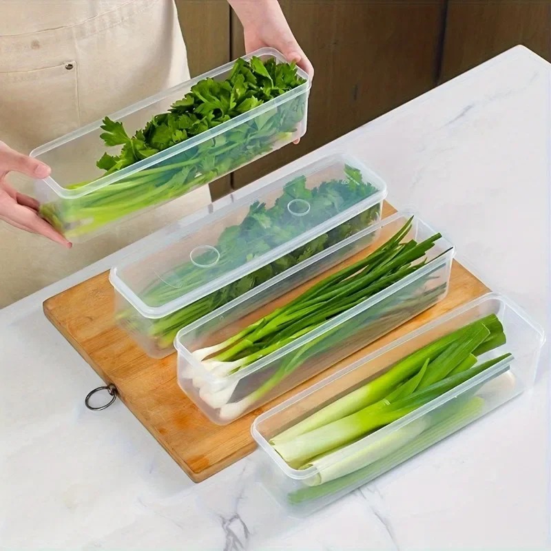 1/2/4Pcs Green Onion Fresh-kee - Commercial Kitchen Utensil Organizer review and price