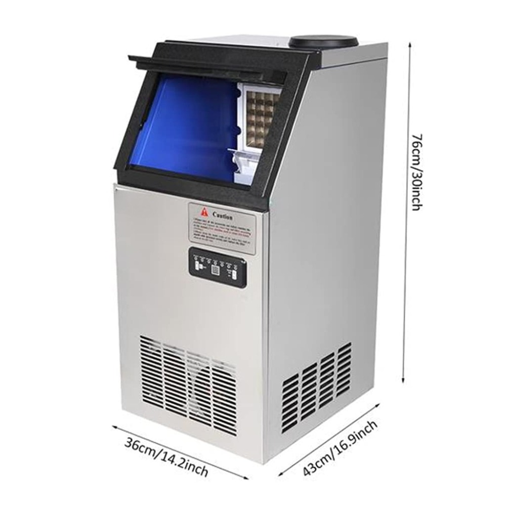 Commercial Ice Maker 110Lbs/24 - Commercial Ice Maker review and price