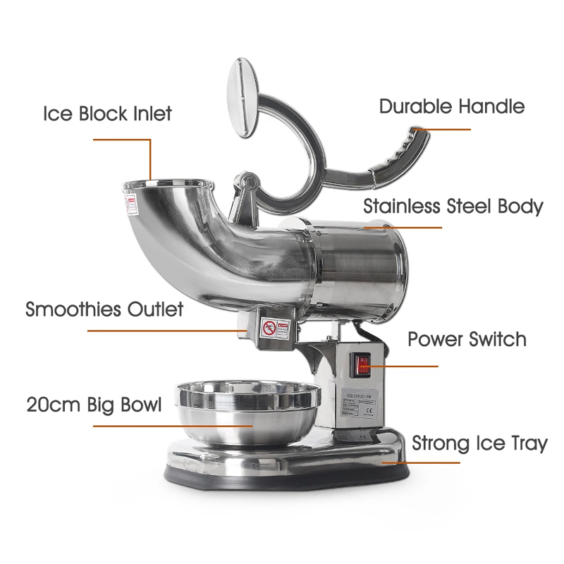 Electric Snow Cone Machine Ice - Commercial Ice Maker review and price