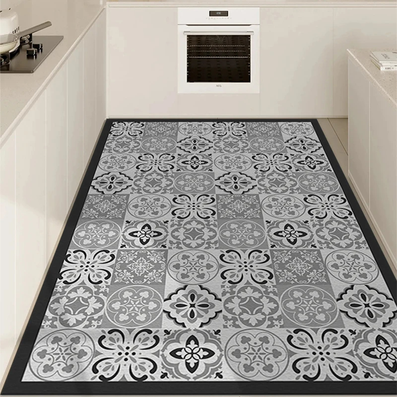 Retro Tile Pattern Floor Mat K - Commercial Kitchen Tile review and price