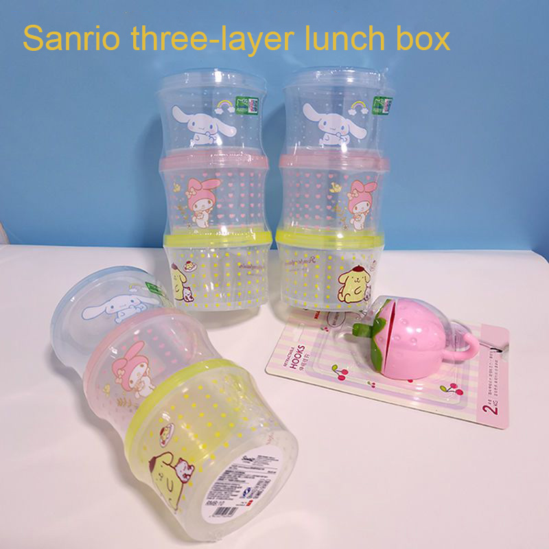 Kitty Bento Box Set 3 Pieces C - Commercial Kitchen Utensil Organizer review and price