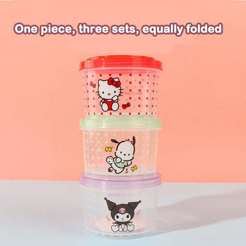 Kitty Bento Box Set 3 Pieces C - Commercial Kitchen Utensil Organizer review and price